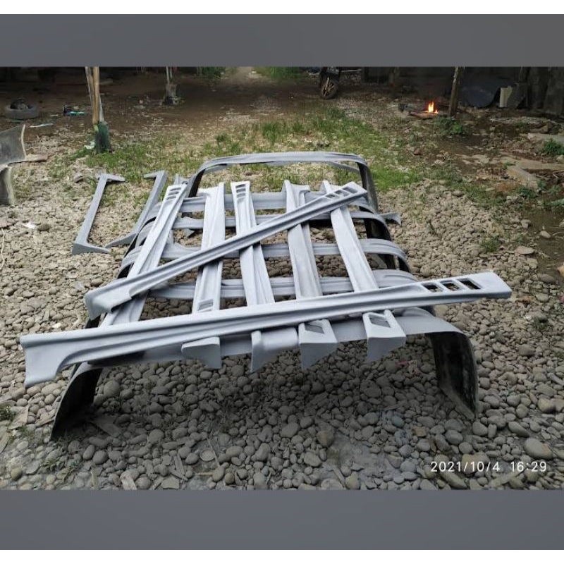 bodykit belakang dan samping sigra