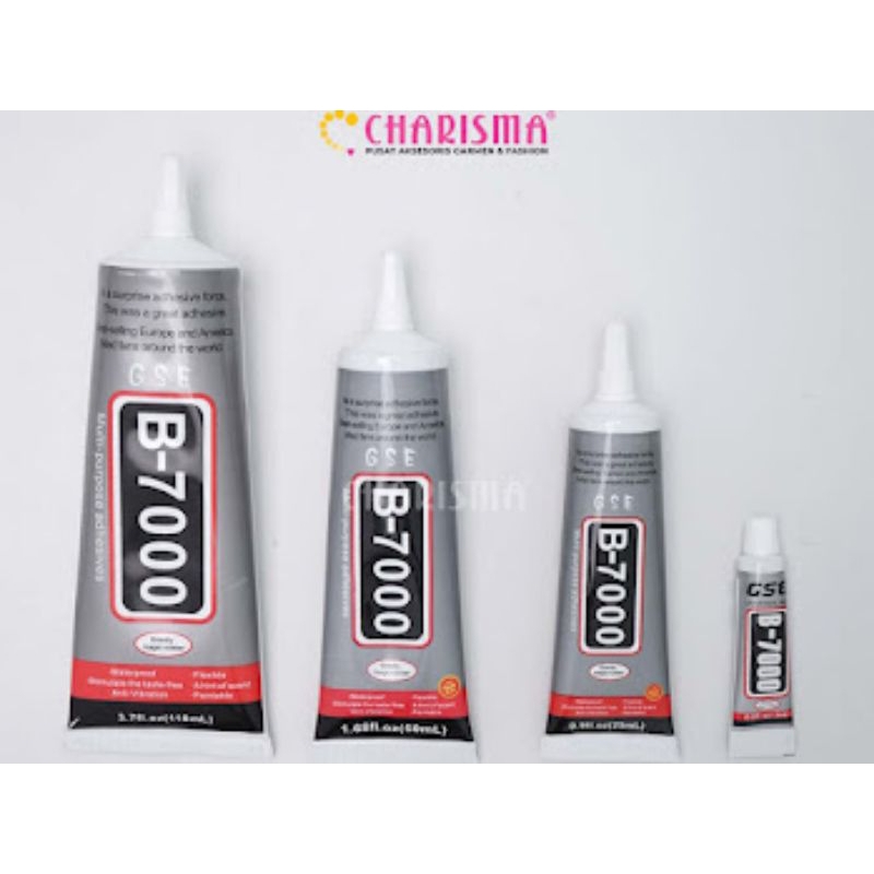 

Charisma Lem B-7000 - Lem Rhinestone For Bling Case / Lem LCD HP / Lem Serbaguna / Lem Kerajinan High Quality