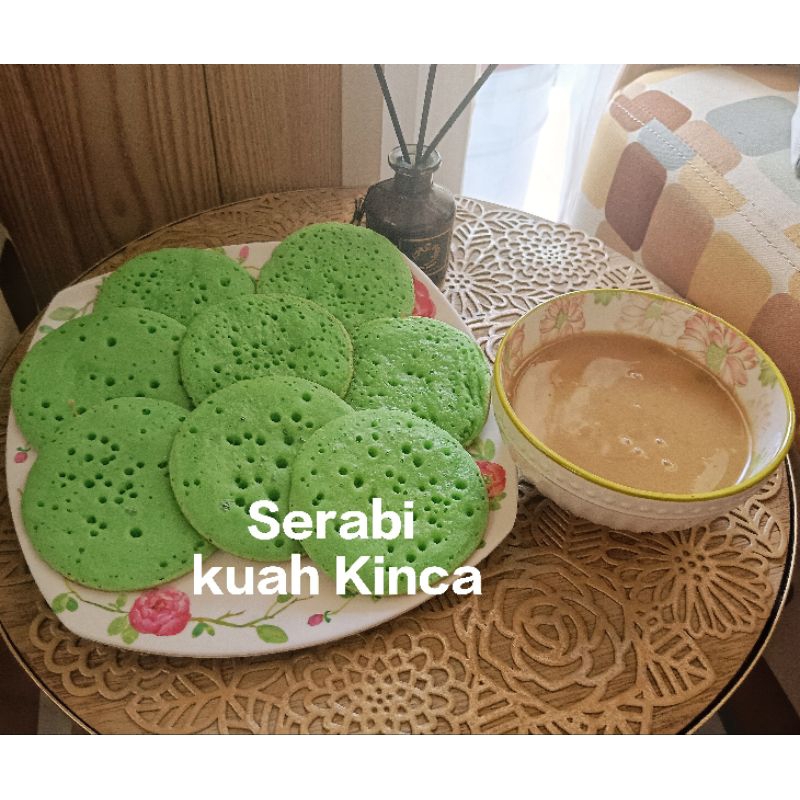 

Serabi kuah Kinca