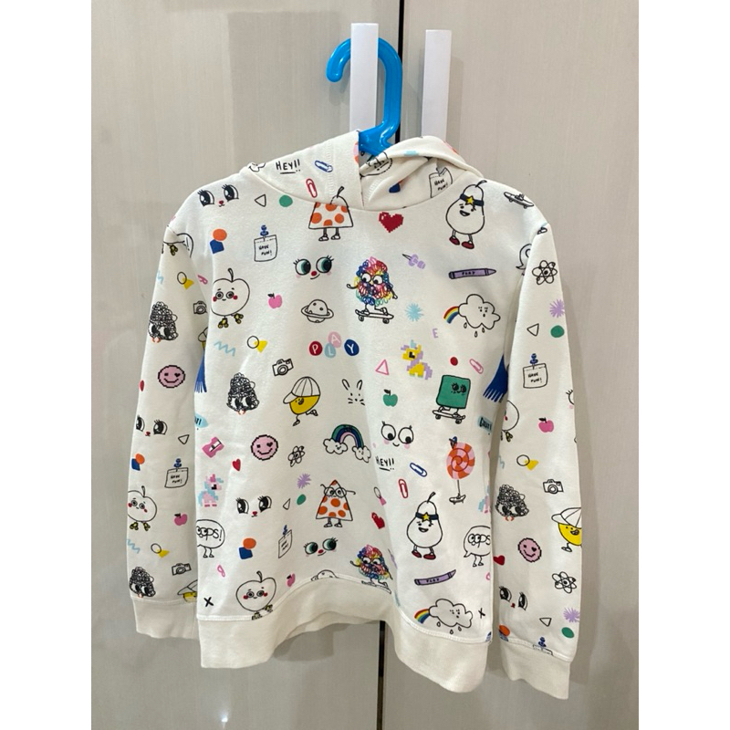 Sweater Hoodie Putih Anak H&M