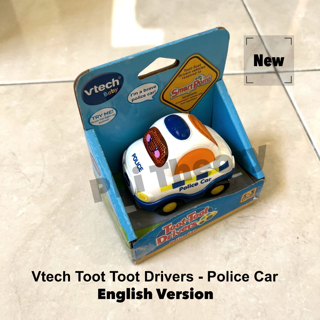 Vtech Toot Toot Drivers - Police Car (English) / Mainan Mobil Polisi Elektrik
