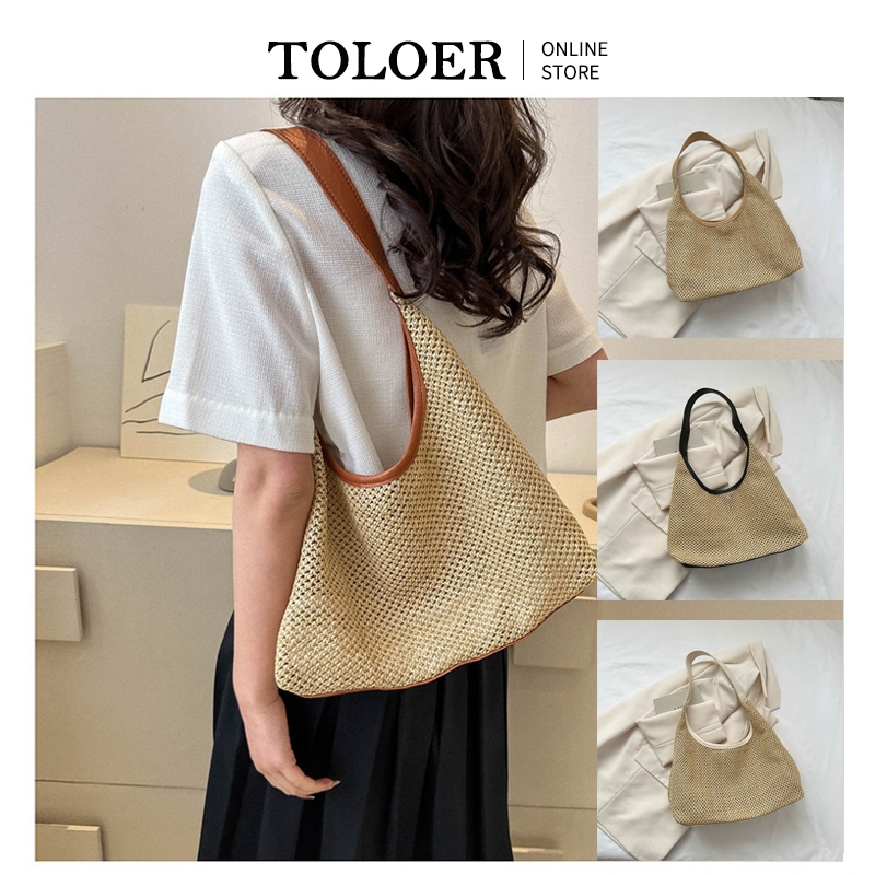 【Cod Ready】Tas Shoulder bag bali tas rajut wanita tenunan murah pantai bali