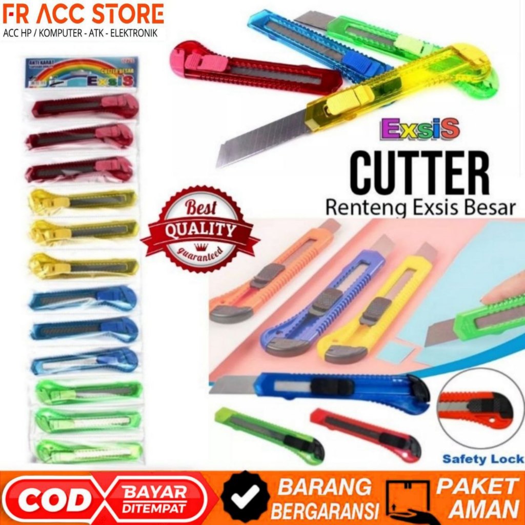 

pisau cutter besar plastik tebal kater besar tajam pisau cutter kertas pisau kater