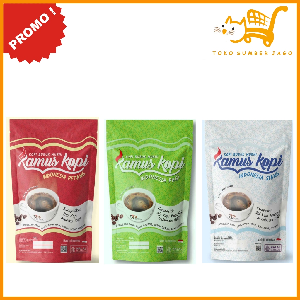 

Kamus Kopi Indonesia 100gr Kopi Bubuk Murni