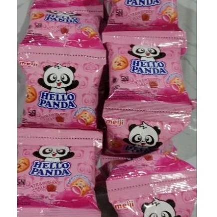 

[Termurah] Hello Panda Strawberry 1 renceng (isi 10pcs)@10gr