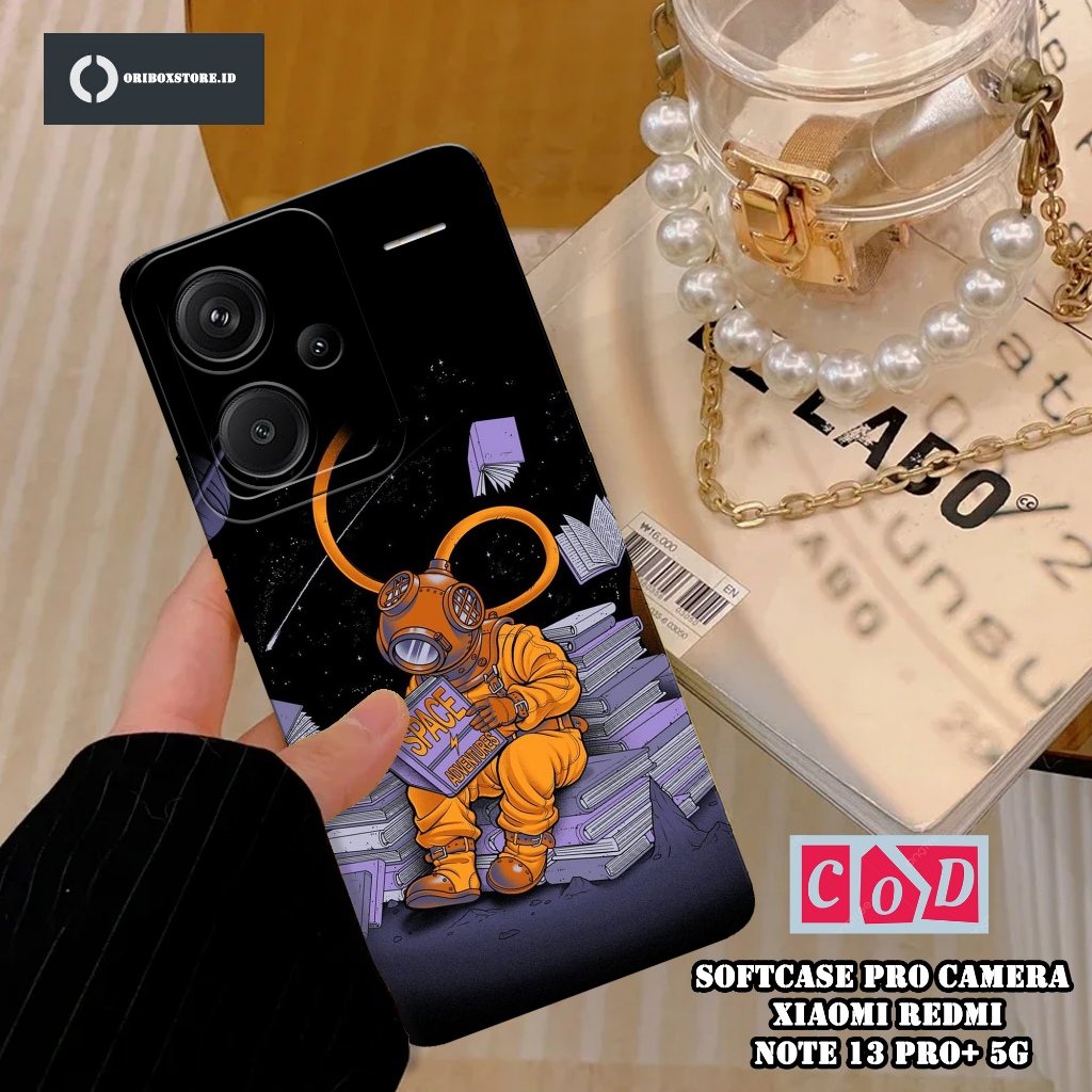 Case Hp Xiaomi Redmi Note 13 Pro Plus 5G 2024 Terbaru - Motif Case Astronot - Casing Xiaomi Redmi No