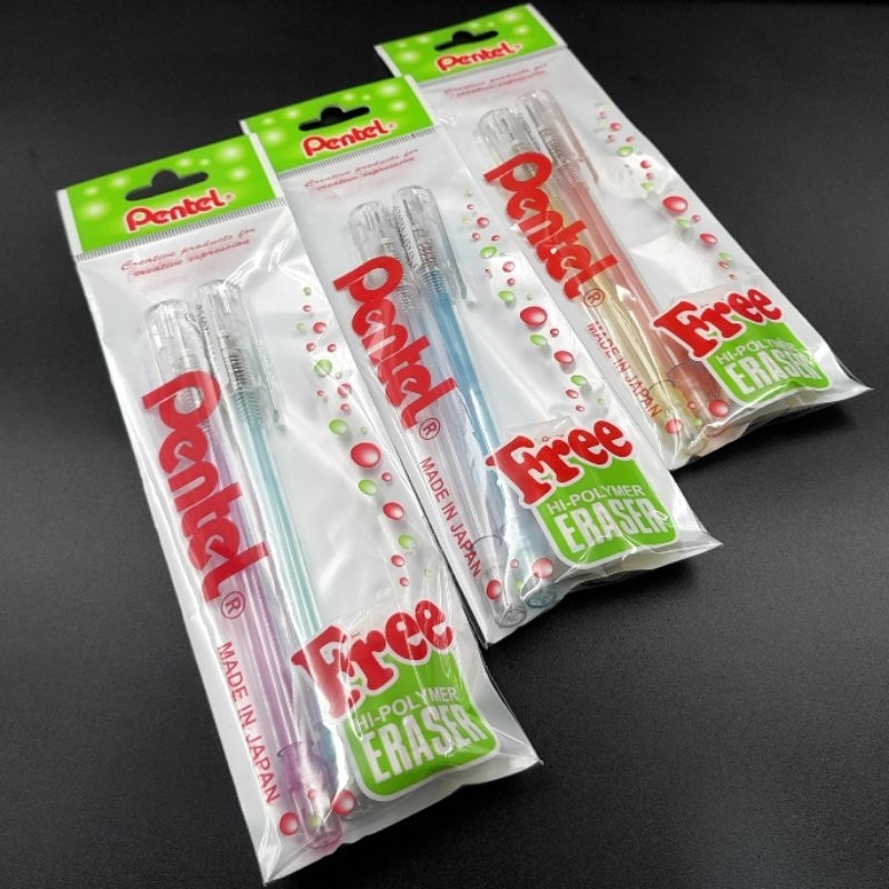 

Pensil mekanik HI-POLYMER ISI 2+ERASER
