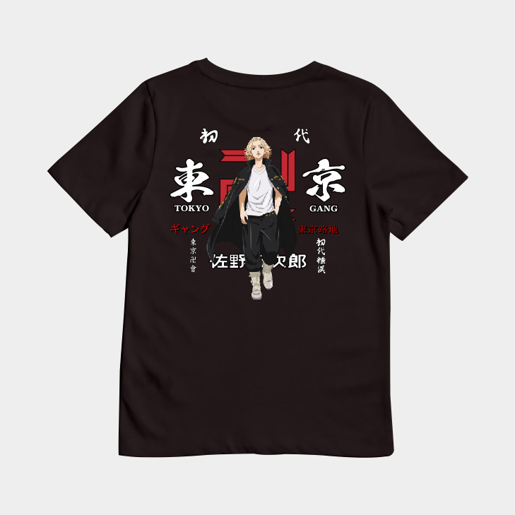 TRIANGLE Kaos Distro Anak Unisex Gambar Anime TOKYO REVENGERS MIKEY
