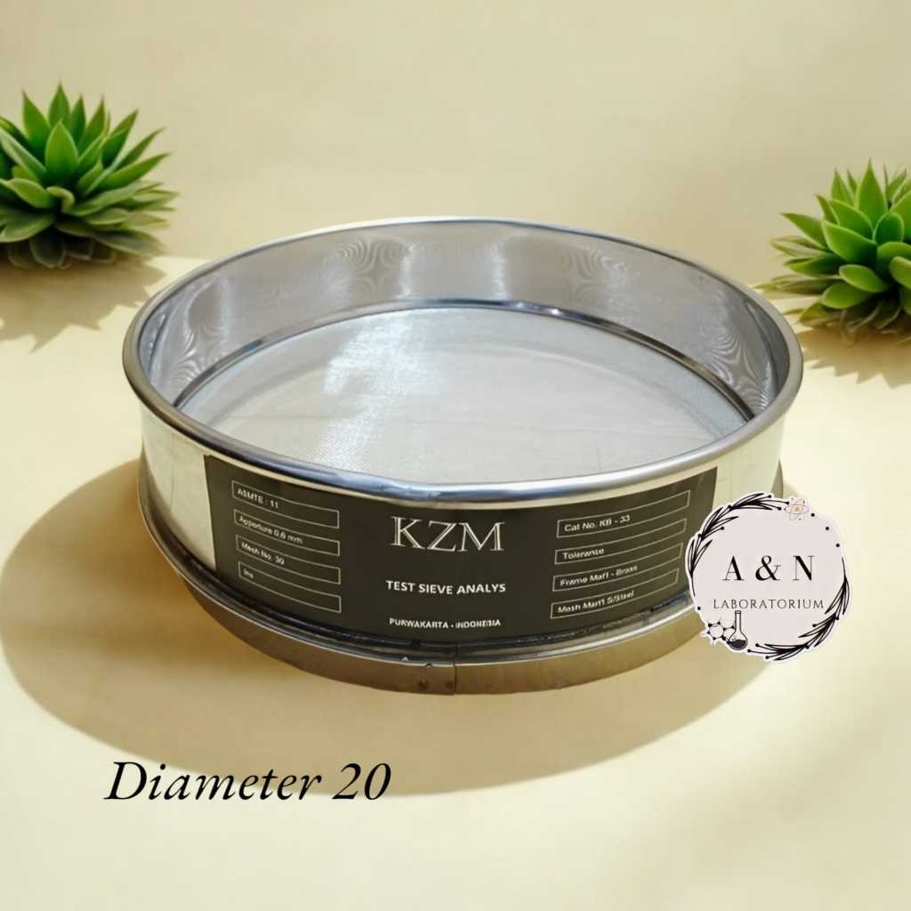 Seive Ayakan Stainless Mesh 30 Test Mesh 30 (0,6mm) diameter 20