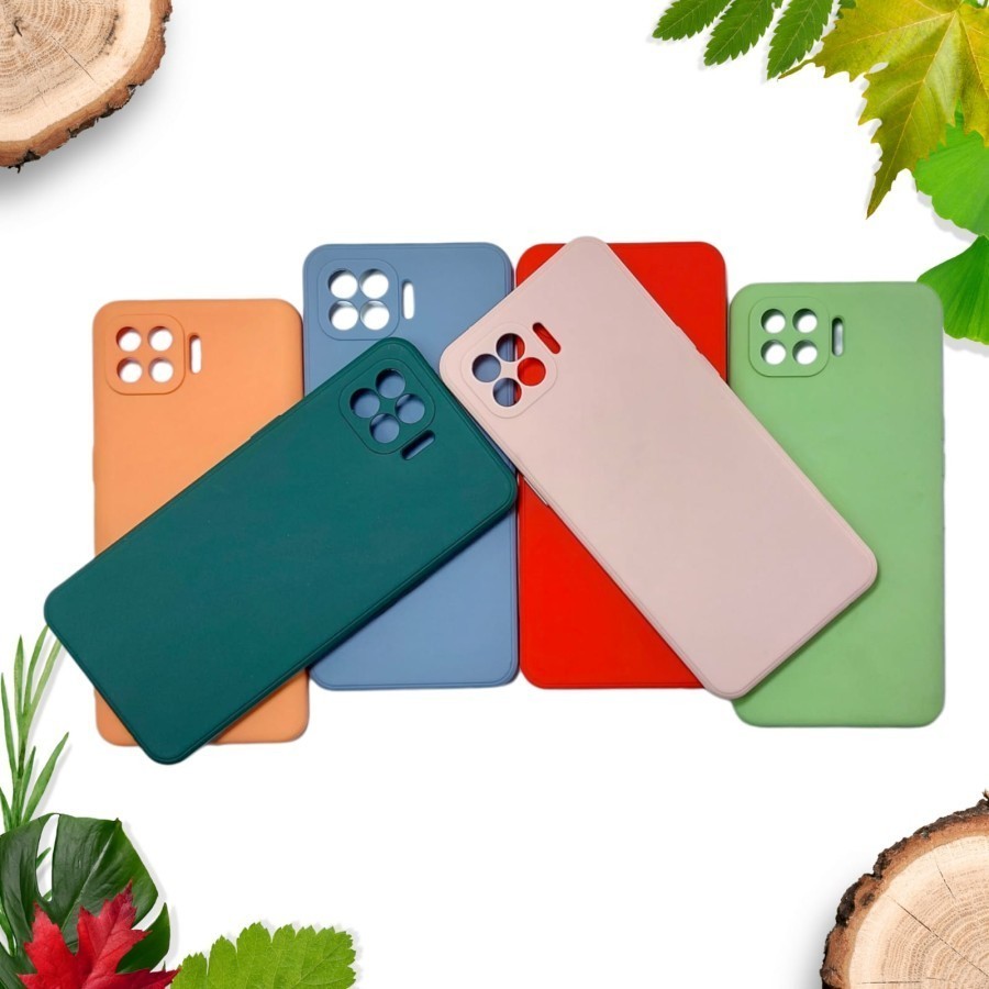 Softcase Vogue Oppo Reno4 F Reno 4F Case Warna Casing Anti Noda Jamur