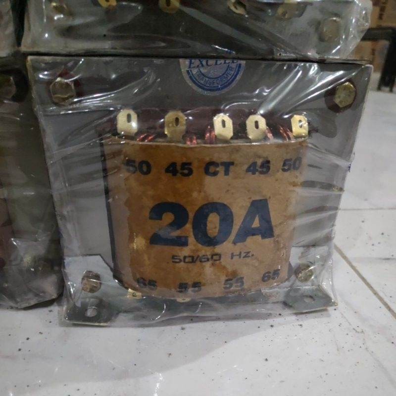 TRAFO EXEL 20A CT 65V