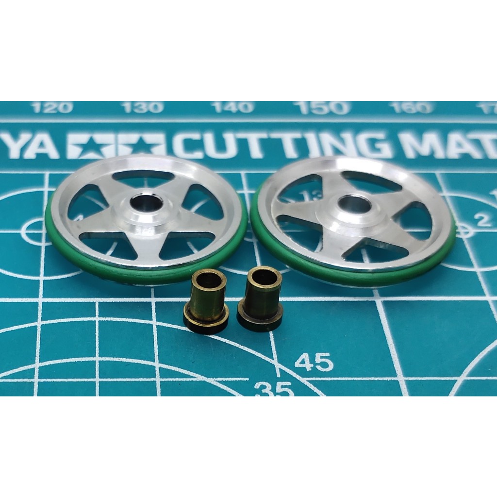 Tamiya 15168 19mm Aluminum Lightweight Roller Set (Rare)