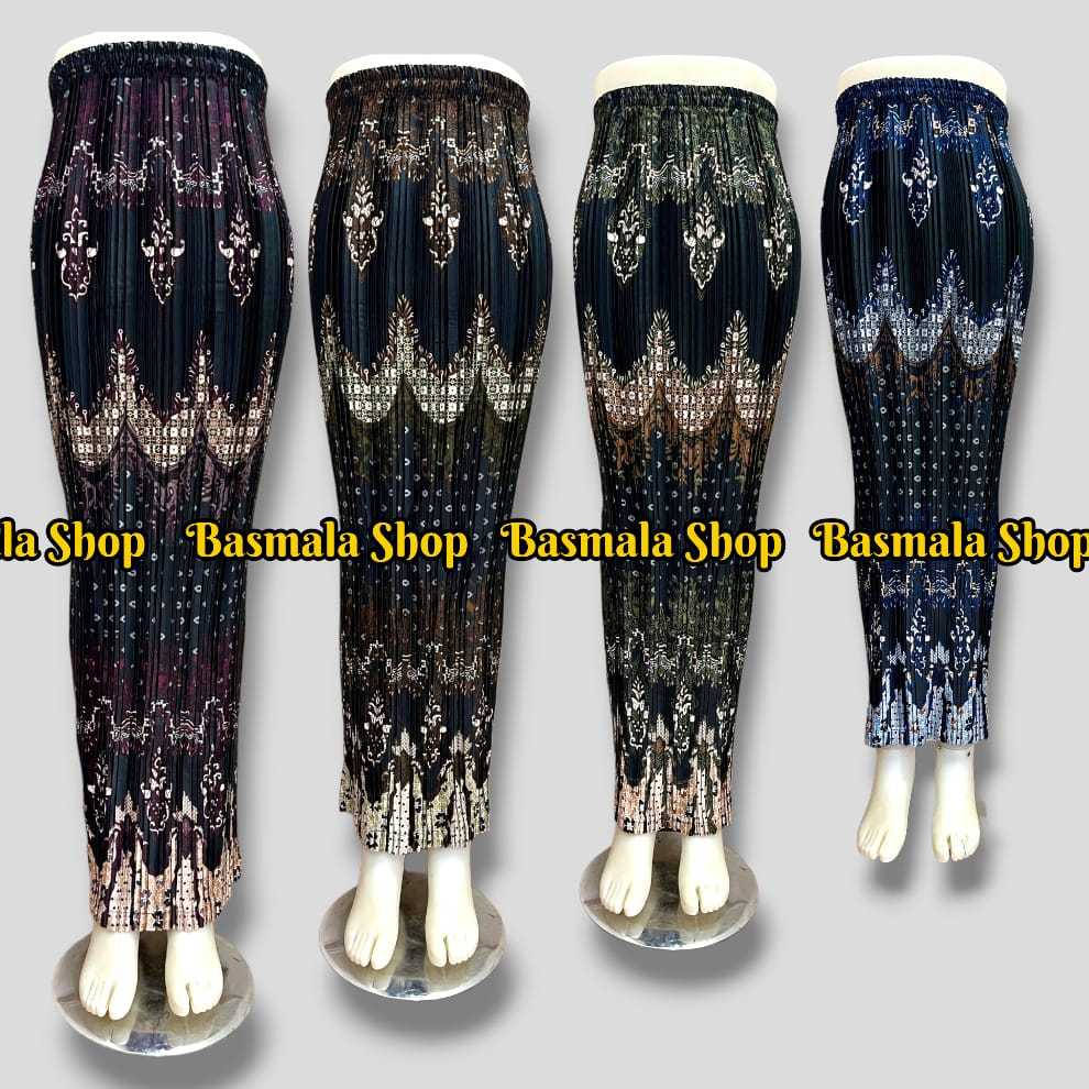 Plisket batik bawahan kebaya outfit kondangan terlaris kekinian 2024