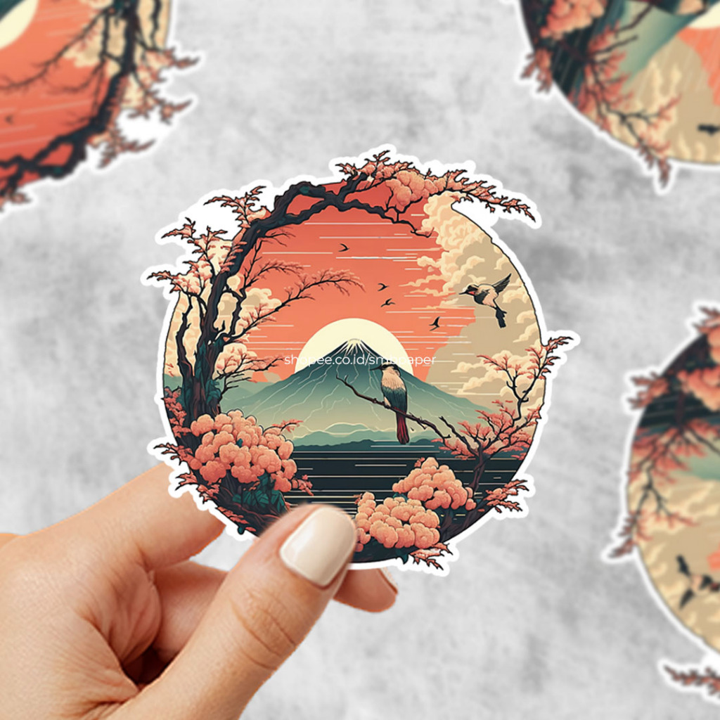 

Stiker Sticker Vinyl Waterproof Ombak Jepang Wibu - Katalog 04