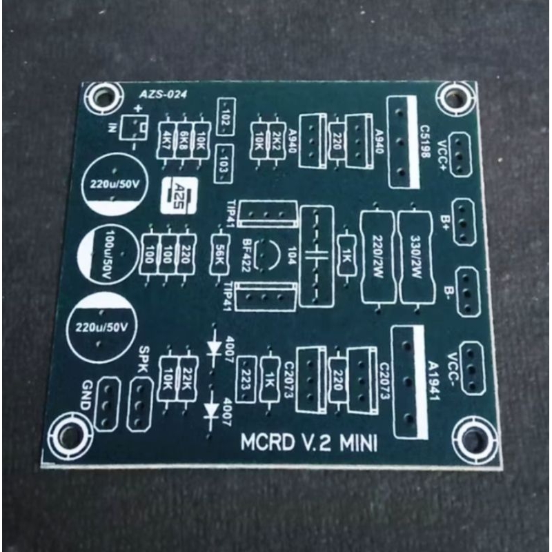 PCB power mcrd v2 mini flat prtnk