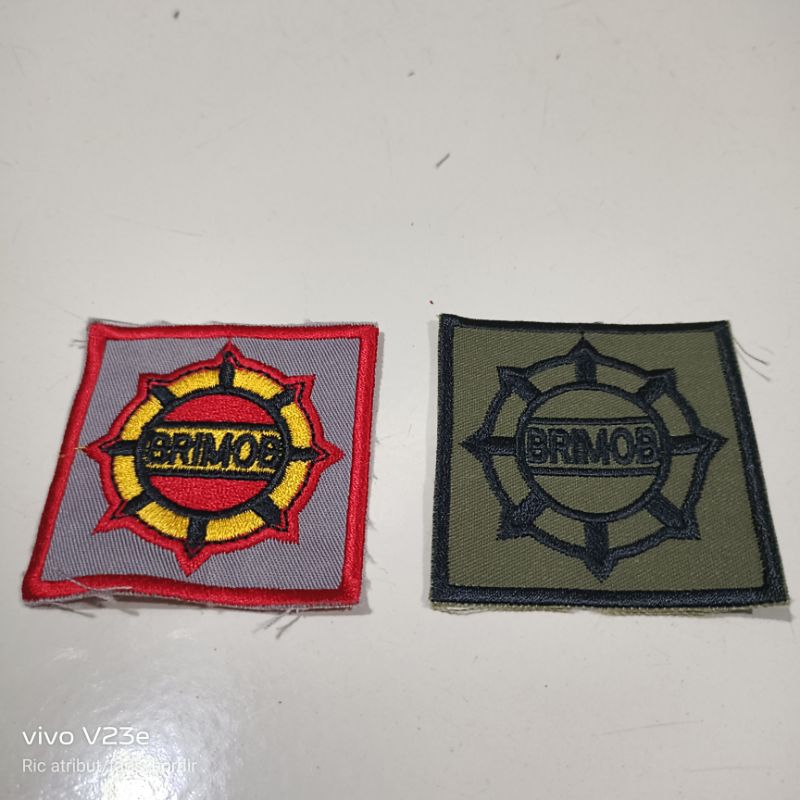 BET BORDIR LOGO LAMBANG BRIMOB POLRI LOGO BAJU PDL BRIMOB RODA GILA BRIMOB