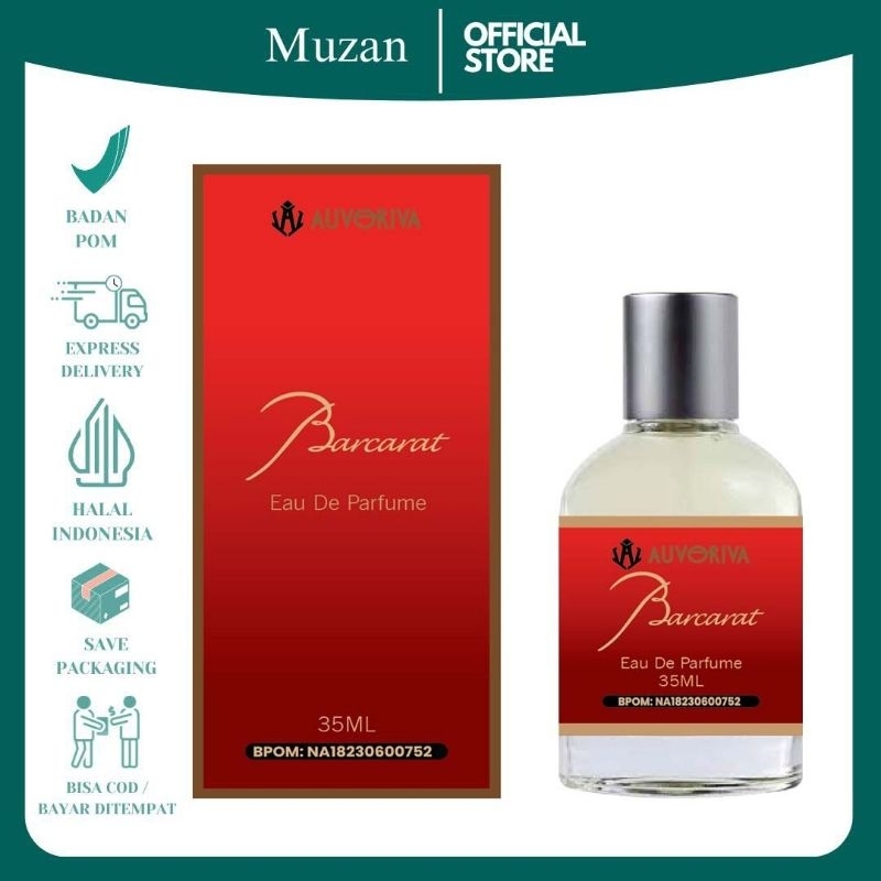 [BPOM] Parfum Auvoriva Le Labo 35ml Platinum / Parfum Le Labo Baccarat 35ml / Parfum Wanita Wangi Ta