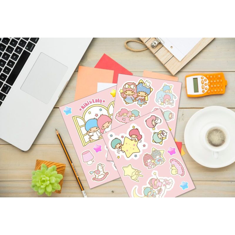

Sticker Little Twin Star | Sticker Anak | Sticker Sanrio | Sticker Waterproof | Sticker Hologram | Sticker Cutting | Sticker Sanrio | Stiker little twin stars