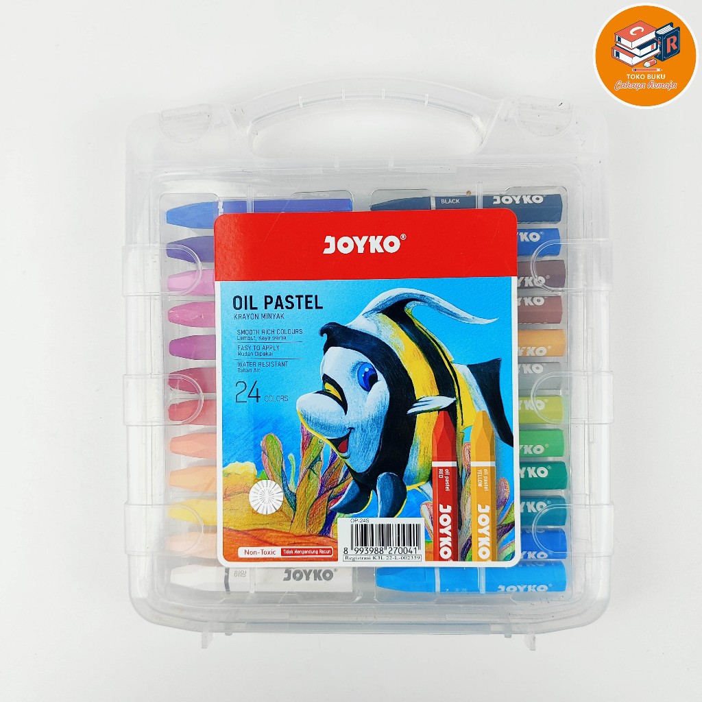 

Krayon 24/18/12 Warna Oil Pastel Joyko Crayon Minyak Mewarnai