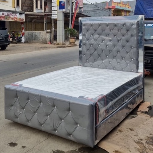Terbagus Divan Minimalis Murah Kaca  Tempat Tidur Kasur Ranjang DIVAN SAJA
