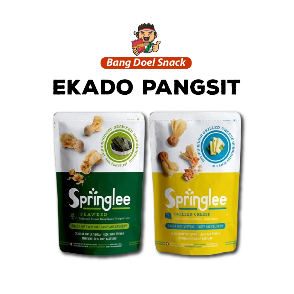 

Springlee - Ekado Pangsit Keju Bakar / Rumput Laut 70g & 100g