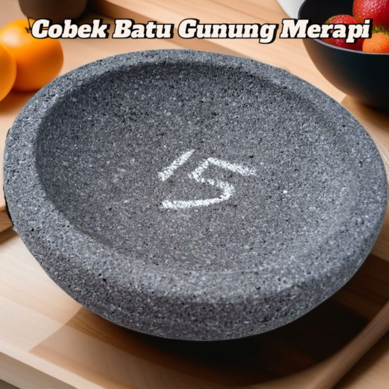 Cobek Batu Asli Magelang