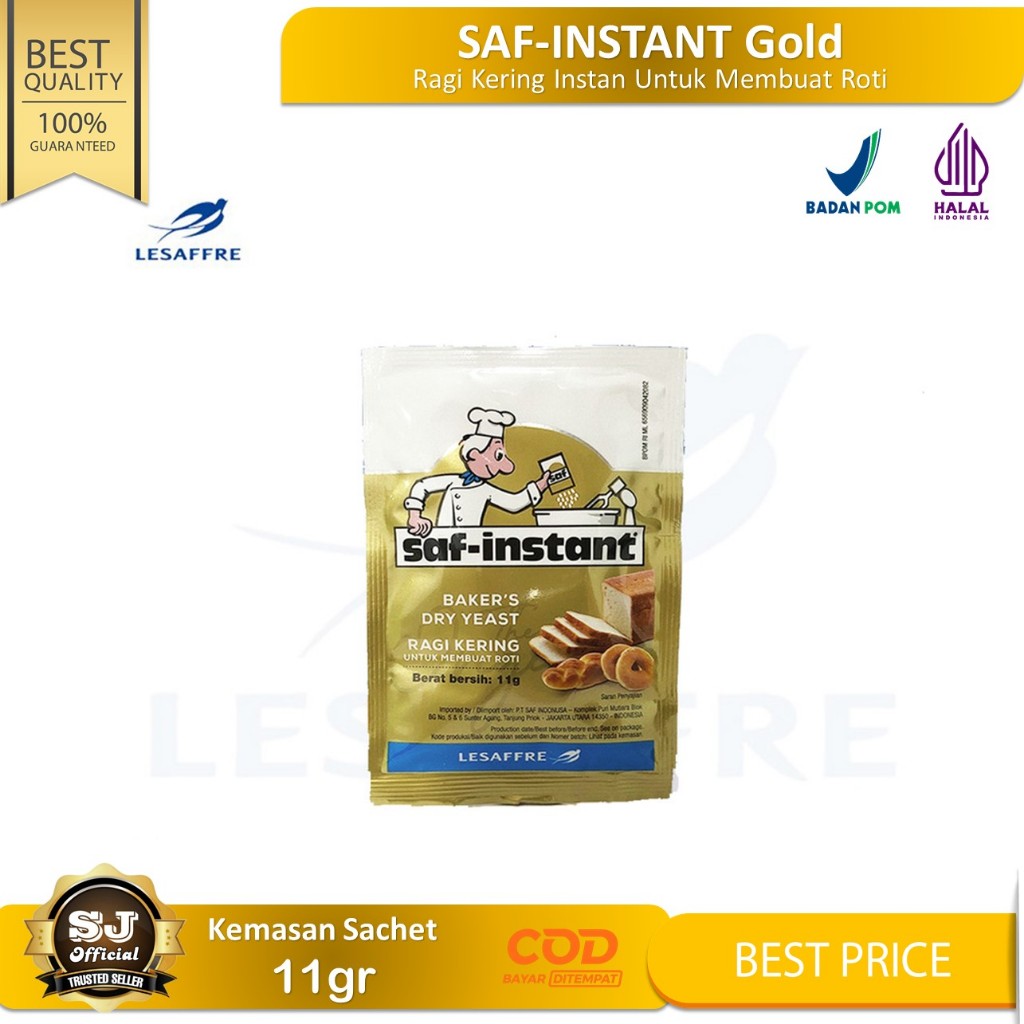 

SAF Instant Sachet 11gr / RAGI SAF-INSTANT SACHET