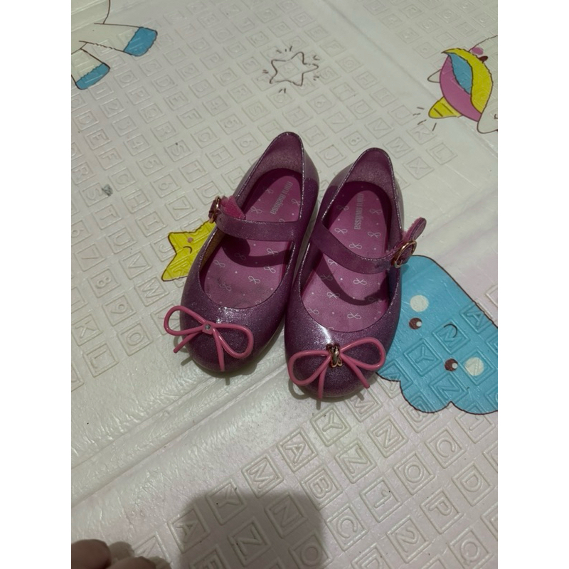 Preloved Mini Melissa Sweet Mary Jane Bow Glitter