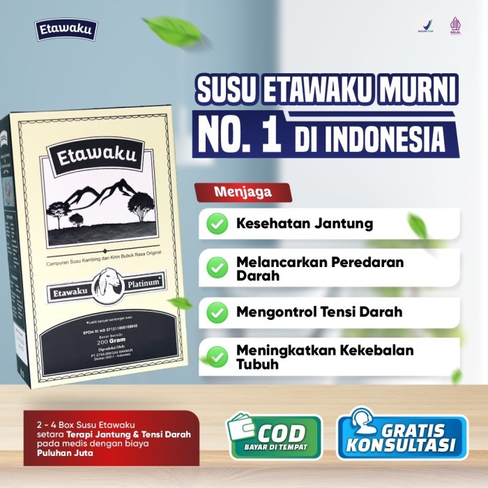 

Etawaku Platinum | Susu Kambing Etawa Original 200 gr