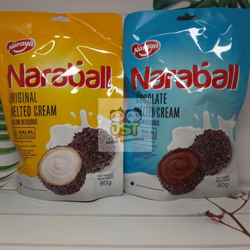 

[80gr] Naraya Naraball Pouch Wafer Salut Cookies