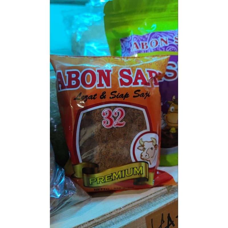 

abon sapi 32 kemasan 250 gram.