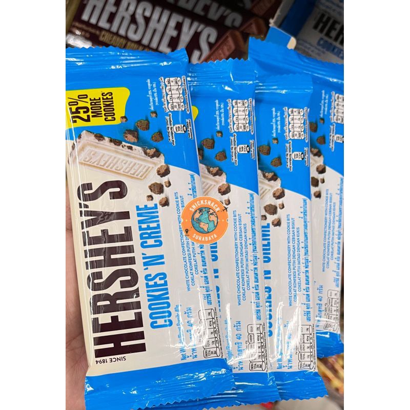 

HERSHEY'S CHOCOLATE BAR 40G