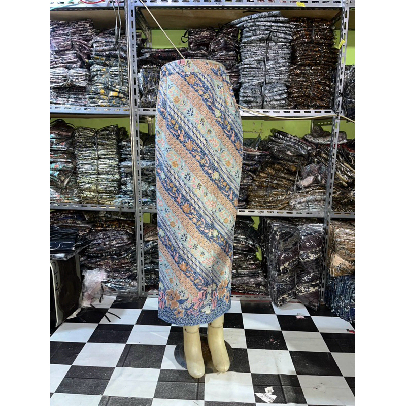 TERLARIS (realpict) ROK SPAN BATIK BELAHAN BAWAH / Bawahan Kebaya ,Rok Wisuda, Rok Batik