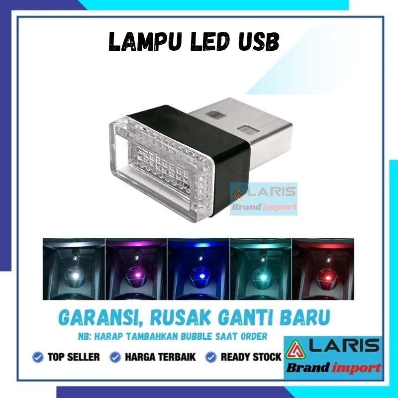 Lampu LED USB Mobil Dekorasi Interior Hiasan Aksesoris Variasi Motor Mobil