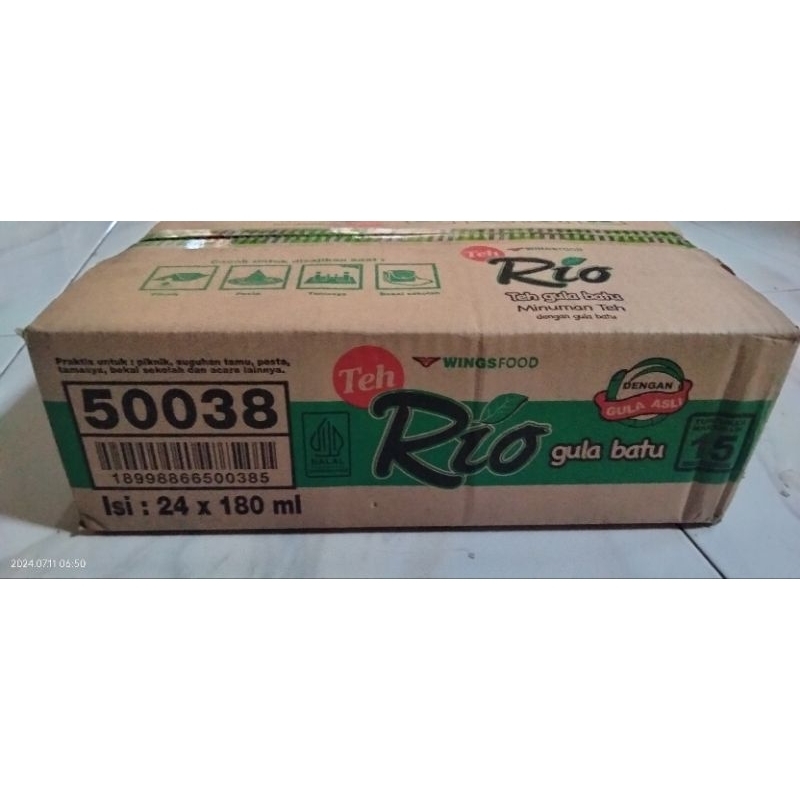 

TEH RIO Gelas 1dus isi 24pcs