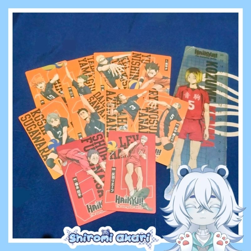 [READY STOCK] MERCH FINALE FANS' SCREENING HAIKYU HAIKYUU (BACA DESKRIPSI)