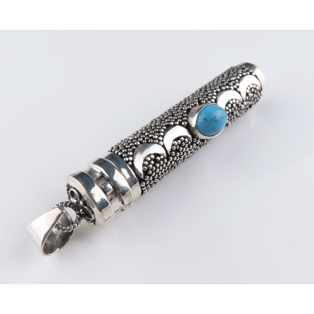 Liontin Perak, Permata Turquoise, Liontin Permata