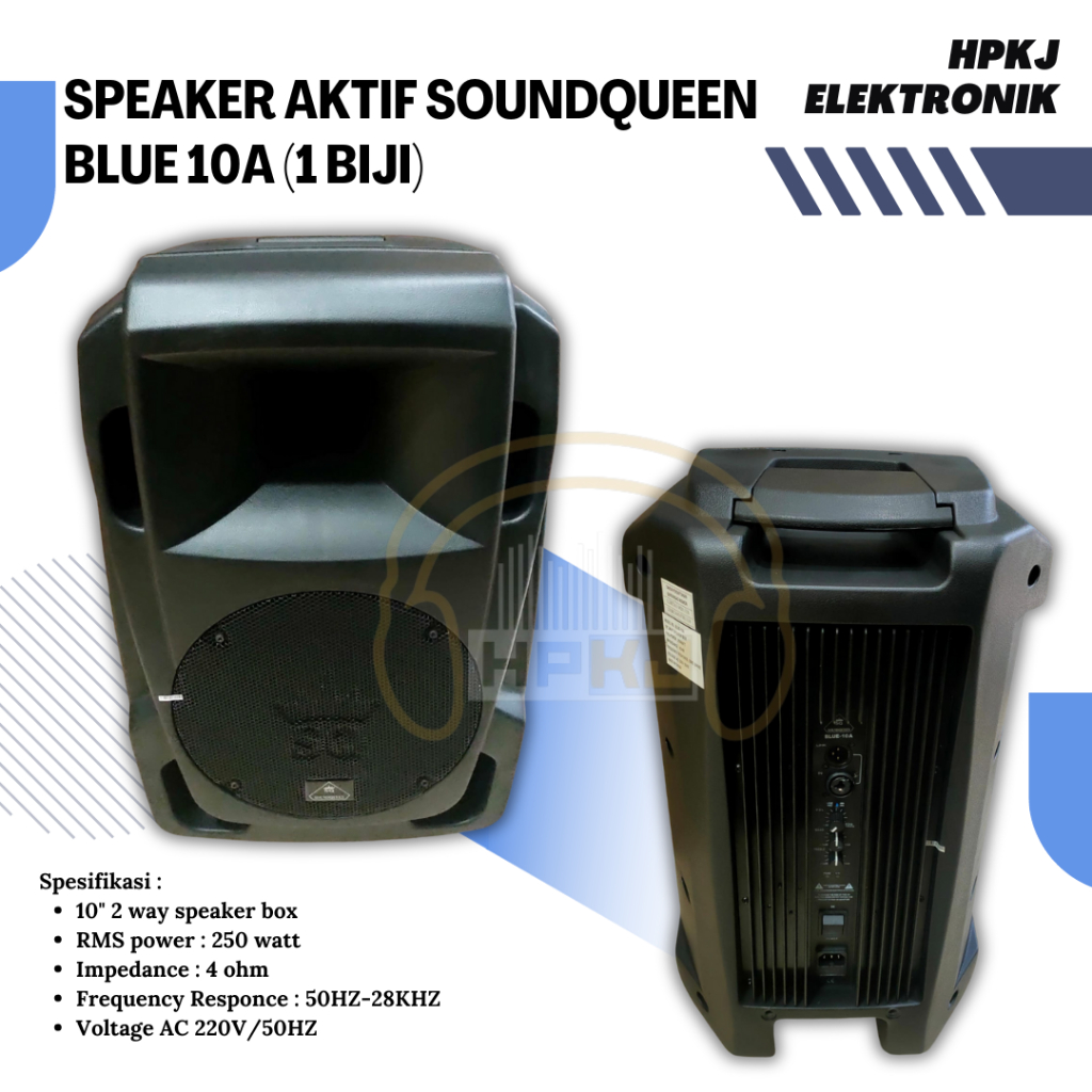 SPEAKER AKTIF SOUND QUEEN BLUE 10 A Speaker Aktif 10 inch Soundqueen SQ Blue 10A
