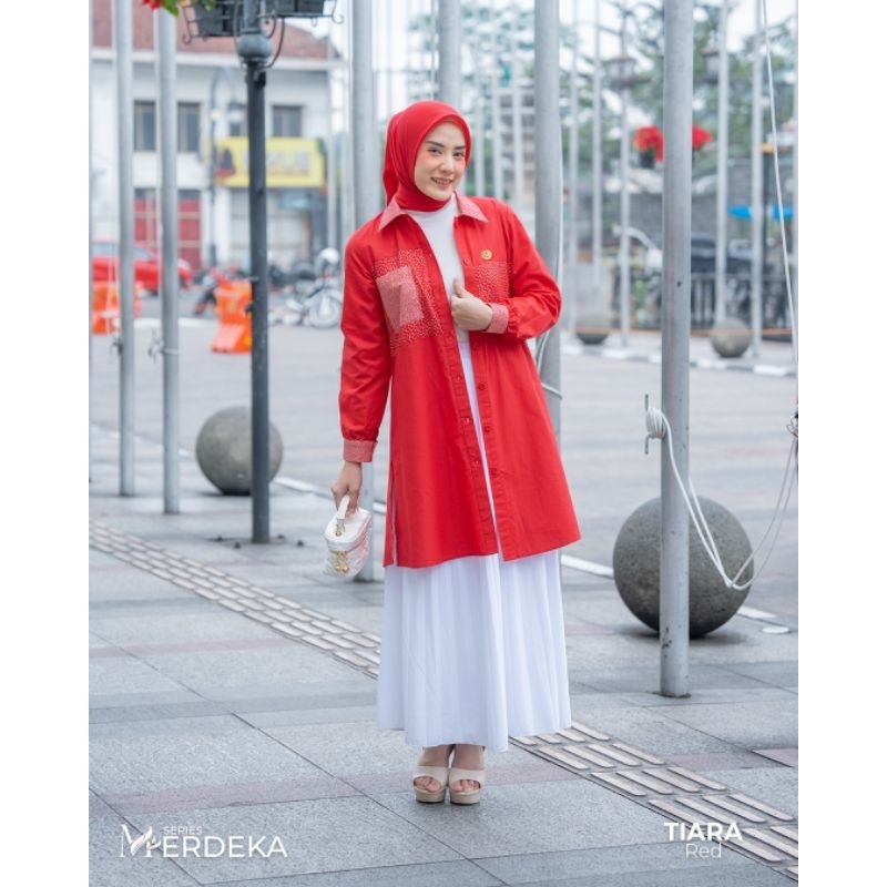 TIARA LONG TUNIK BY MAREMA ZALIFA| MERDEKA SERIES