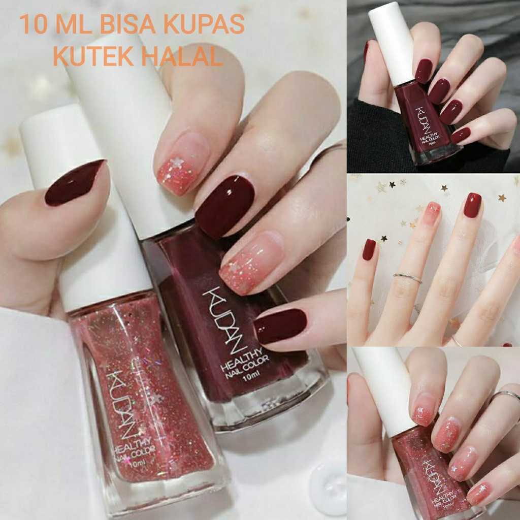 [BPOM]Kutek 10ML kutek Halal kutek Peel Off kutek Muslimah Bisa Dikupas Bisa Untuk Sholat Kuteks (CO