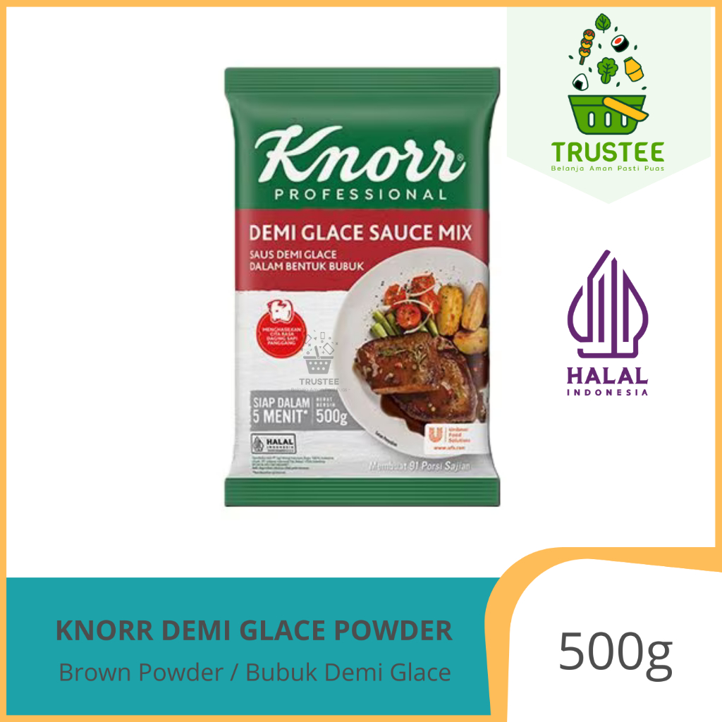 

KNORR DEMI GLACE SAUCE MIX / BROWN SAUCE MIX / SAUS STEAK 500G