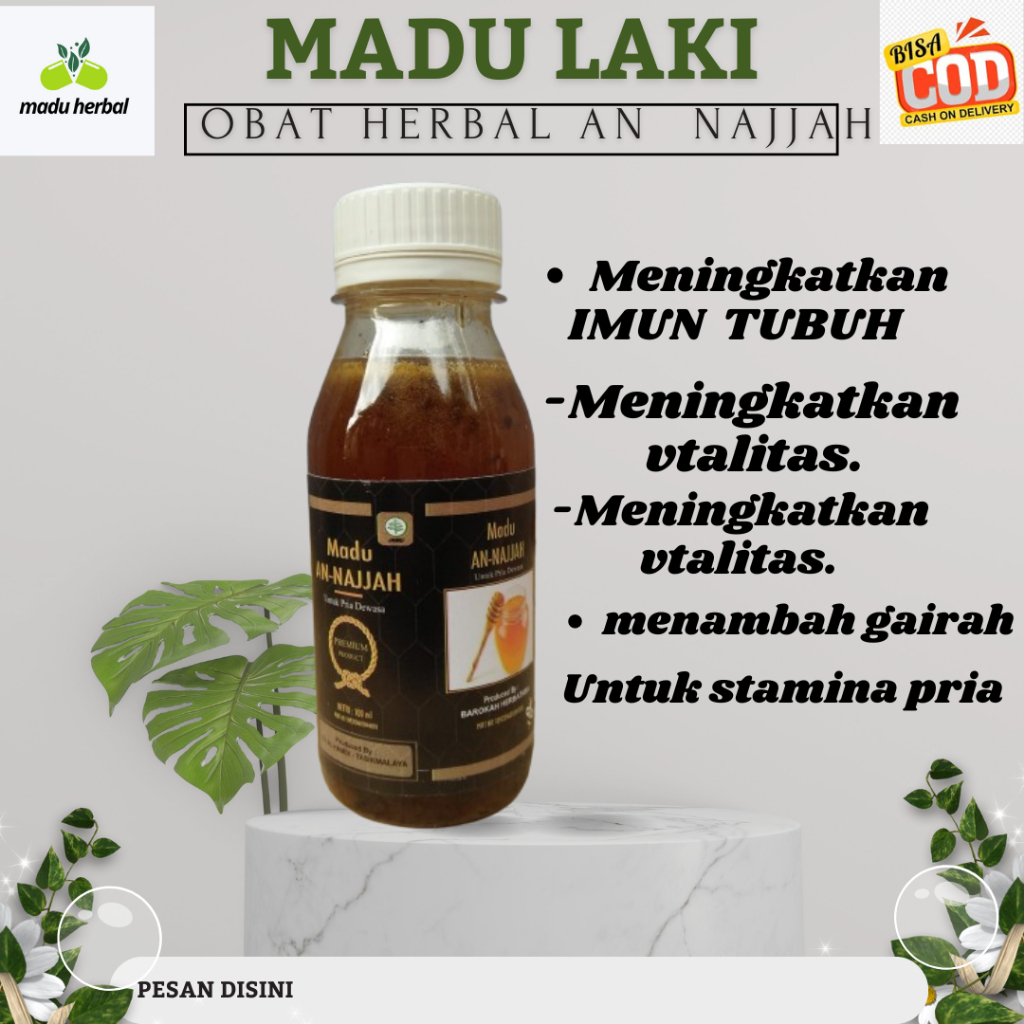 

Madu An Najjah Obat Hetrbal Madu Stamina Pria Obat Kuat