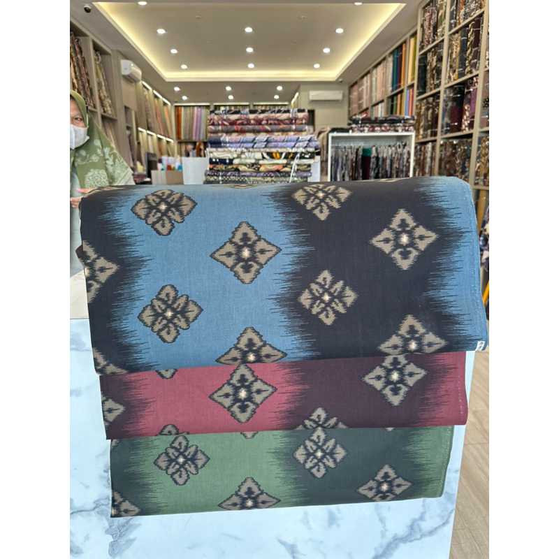 Bahan kain batik katun premium / kemeja batik sarimbit rok