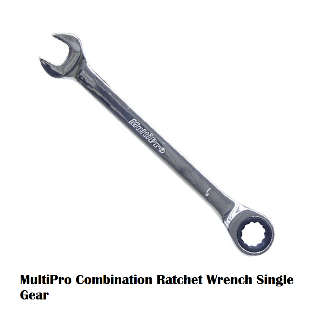 MultiPro Combination Ratchet Wrench Single Gear