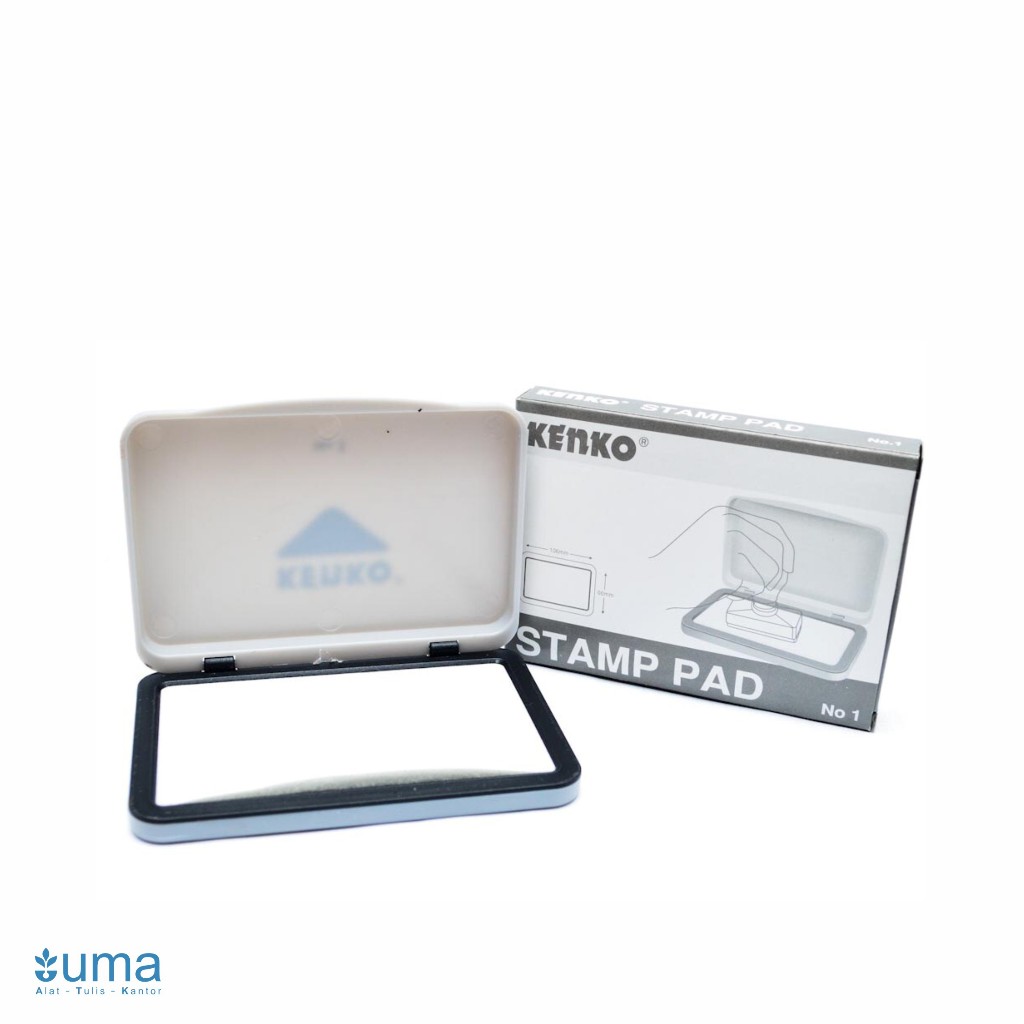 

Wadah Bantalan Stempel Kenko I Bak Stamp Pad Ink No. 1