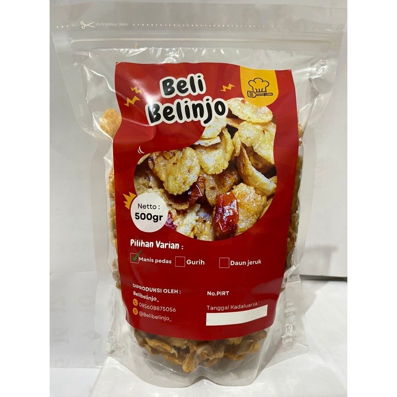 

EMPING BLINJO MANIS PEDAS 500GR LEDAKAN RASA YANG BIKIN KETAGIHAN