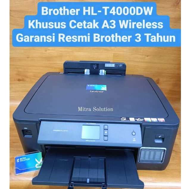 Printer Brother HL-T4000DW Printer A3  Print Only Inkjet Series + Wireless Garansi Resmi HLT4000DW H