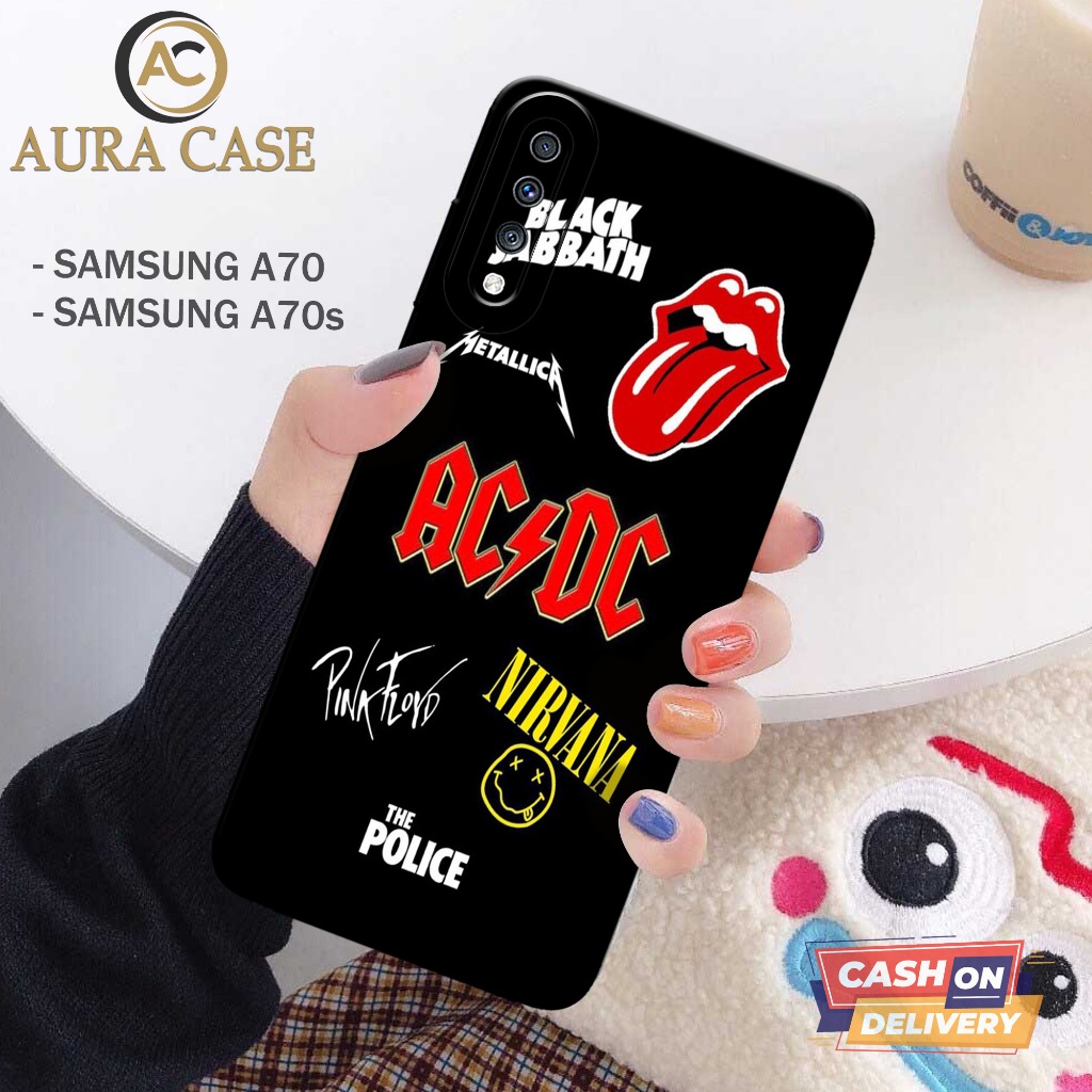 AURA CASE - Softcase SAMSUNG A70 & A70S - BAND Case - Case SAMSUNG A70 & A70S - Casing Hp SAMSUNG A7