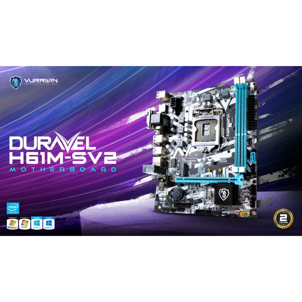 MOTHERBOARD VURRION DURAVEL H61M-N2 PRO