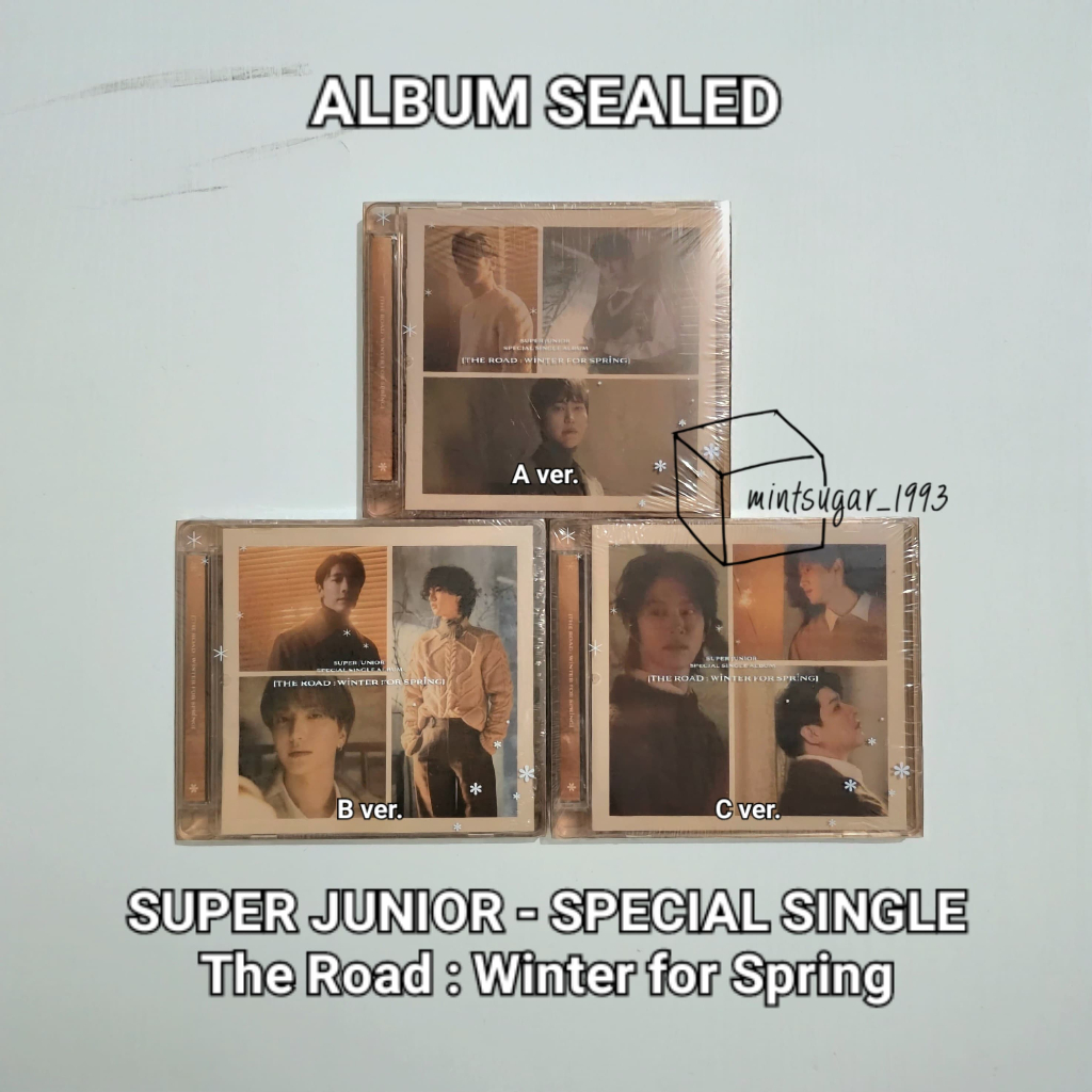 [ READY STOCK SEALED ] SUPER JUNIOR - Special Single Album [ The Road : Winter for Spring ] ( A Ver.